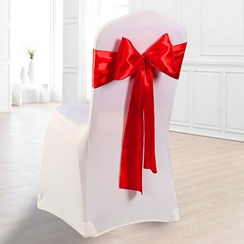 Miniatura 3 de ADVcer Rollo de cinta de satén rojo de 6 pulgadas de ancho, 24.1 yardas de largo a granel para decoración de Navidad, boda, cumpleaños, ceremonial,