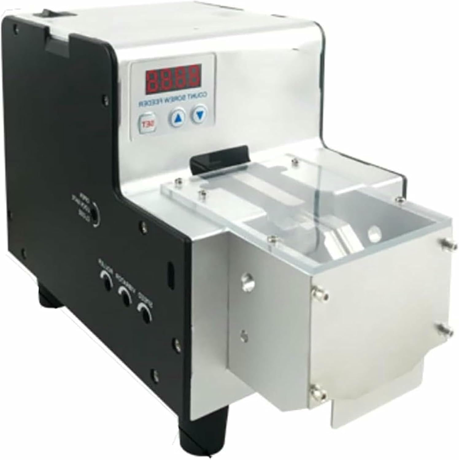 Automatic Screw Counting Machine Digital Counter with Intelligent Digital Display and Widening Track for Accurate Screw Counting