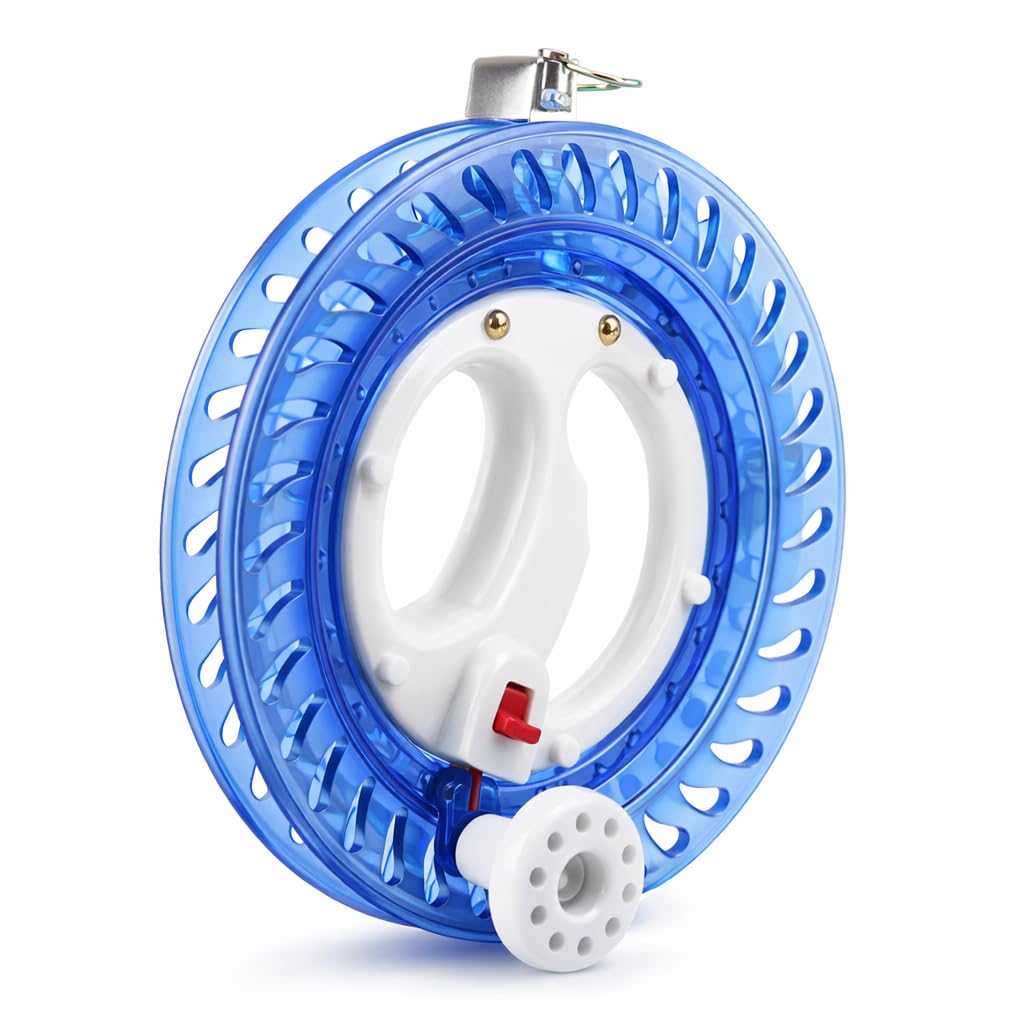 Moulinet à Ligne De Pêche OUKENS ABS 22 Cm – Creux, Léger 450g, Bleu Ou Vert, Pour Rivière Lac