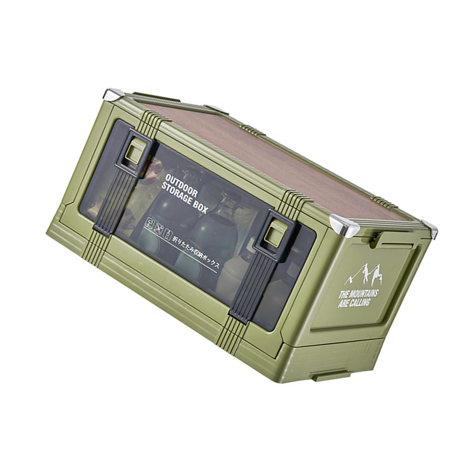 alloneslife Foldable Storage Container for Camping and Outdoor Use and Dustproof for Items Box