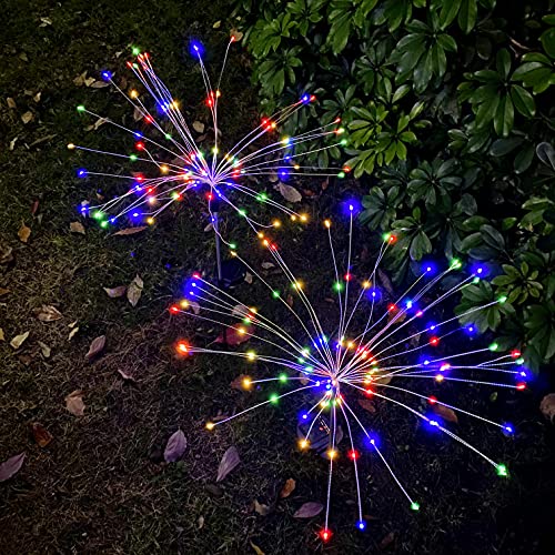 Lampe solaire de jardin extérieure étanche 120 LED pour cour et allée