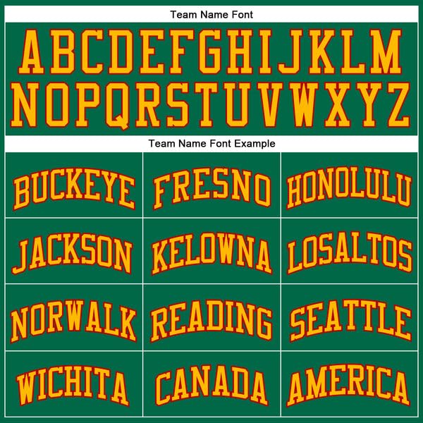 Custom Basketball Jersey, Green Basketball Jersey for Men, Kelly Green Gold-Red Basketball Jersey, Basketball Shirt, Custom Jersey Basketball, Basketball Gifts, Custom Jersey Basketball