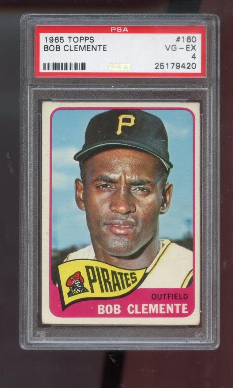 Roberto Clemente Graded PSA 4 VG-EX (Baseball Card) 1965 Topps - [Base] #160