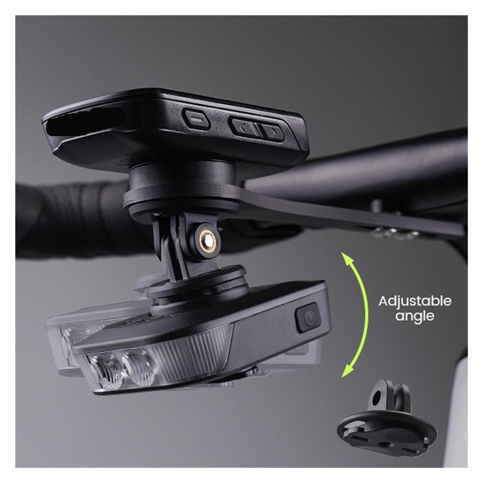 1 Juego de Faros Delanteros de Bicicleta Recargables