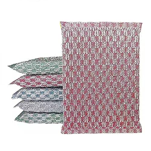 Tuklye Lot de 12 éponges à récurer en cellulose anti-rayures double face pour la cuisine