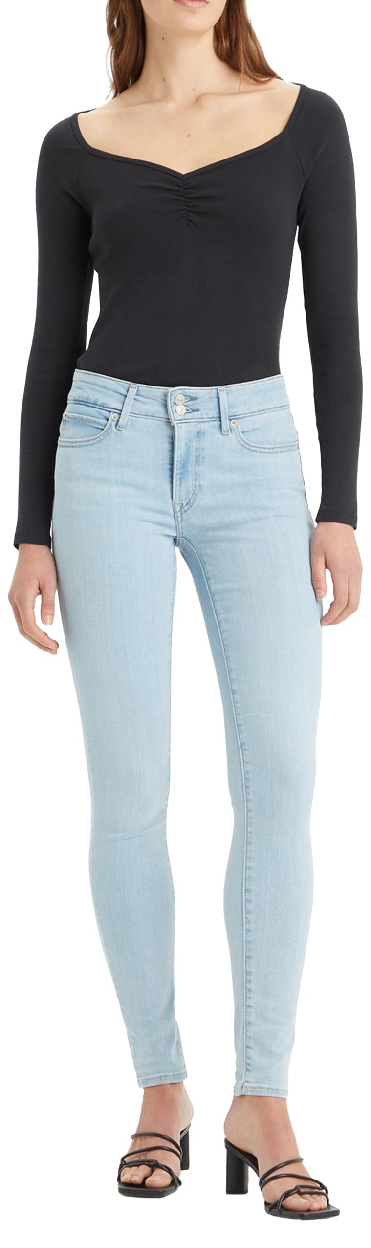 Levi's 711 Double Button Jeans Femme