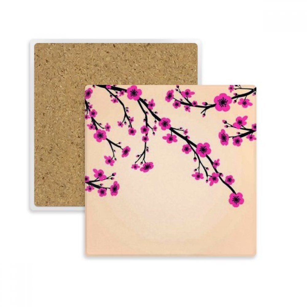 Porte absorbent pierre japon rose sakura le cadeau de boissons parfait