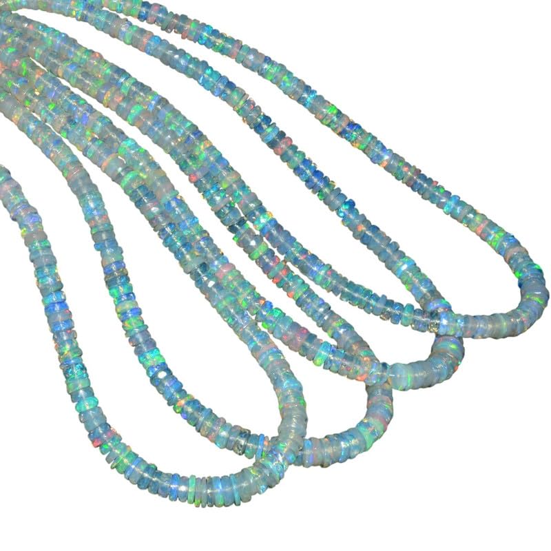 Opale éthiopienne AAA+ perles Heishi contre les reflets ternes des bijoux artisanaux