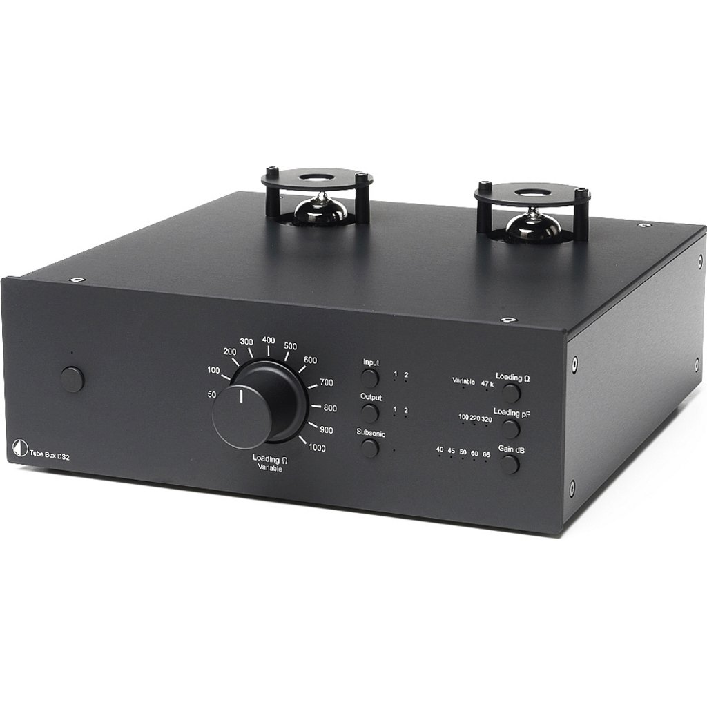Pro-Ject Tube Box DS2 Noir - Préamplificateur Phono à Tube