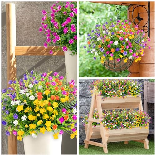 Image of Bassion Artificial Flowers for Outdoors Decoration UV Resistant, Mixed