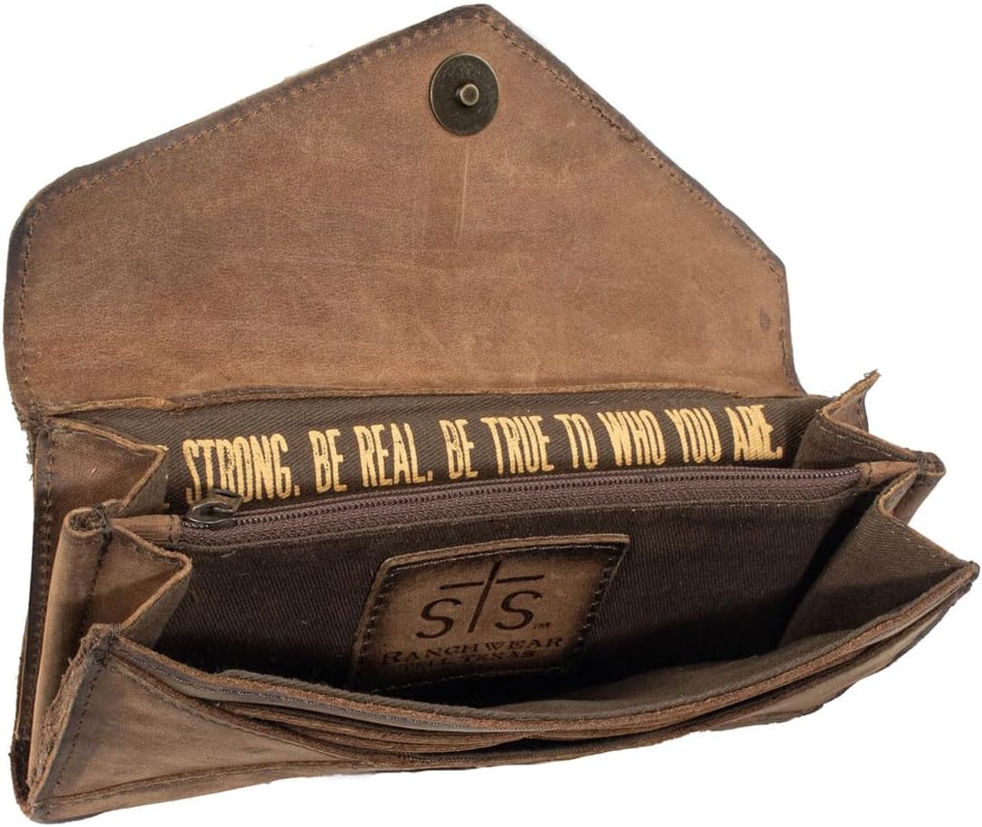 STS Ranchwear Cowhide Style Wallet (STS-63097)