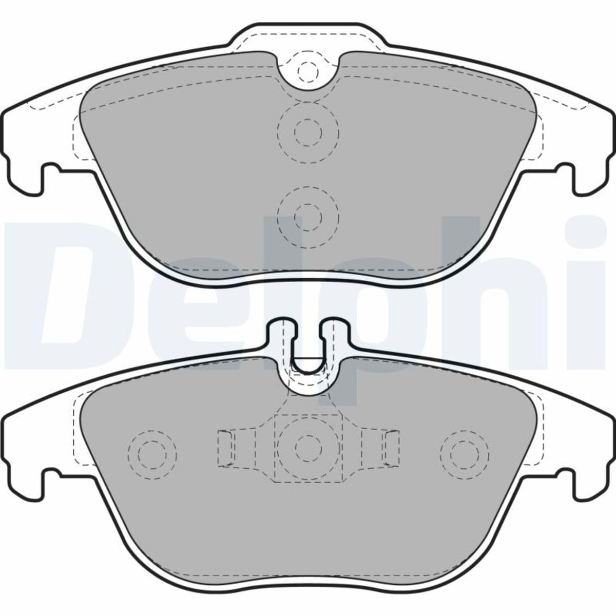 Delphi Fren Balatası Arka Mercedes-Benz C 180 08-14, C 200 07-14, C 230 07-14, C 250 09-14, C 280 07-14, E 200 13-16, E 220 09-15, Slk 250 11, Slc 180 16 LP2029