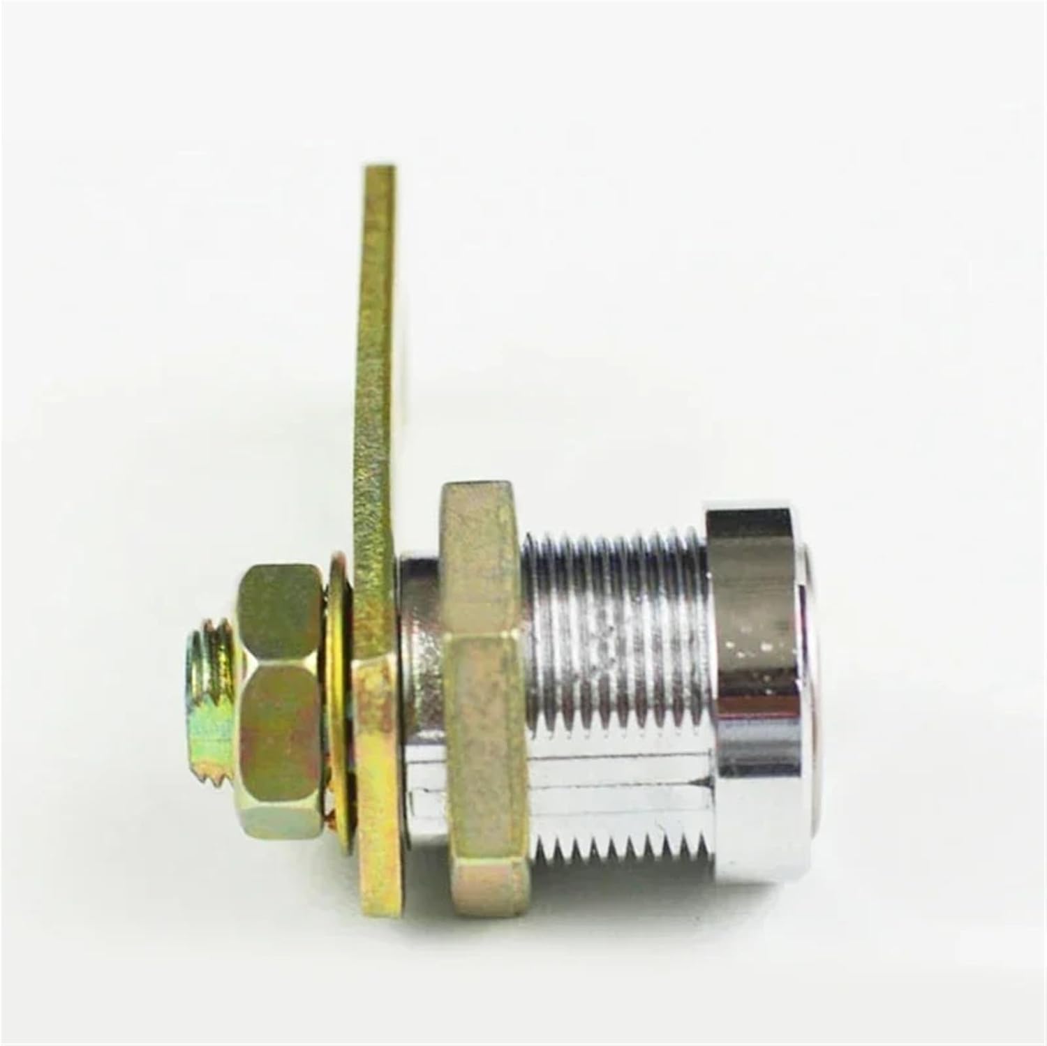High Security Cam Lock for Cabinet ATM Cash Box Safe Box Equipment Brass Key DIY Furniture Hardware JA29 G 1Pcs(27mm Keyed Alike)