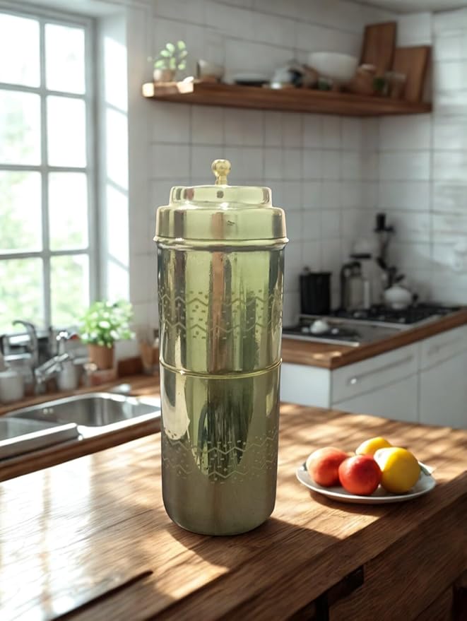 Cafetera de Filtro Manual Tradicional de Latón 150ml miniatura 4