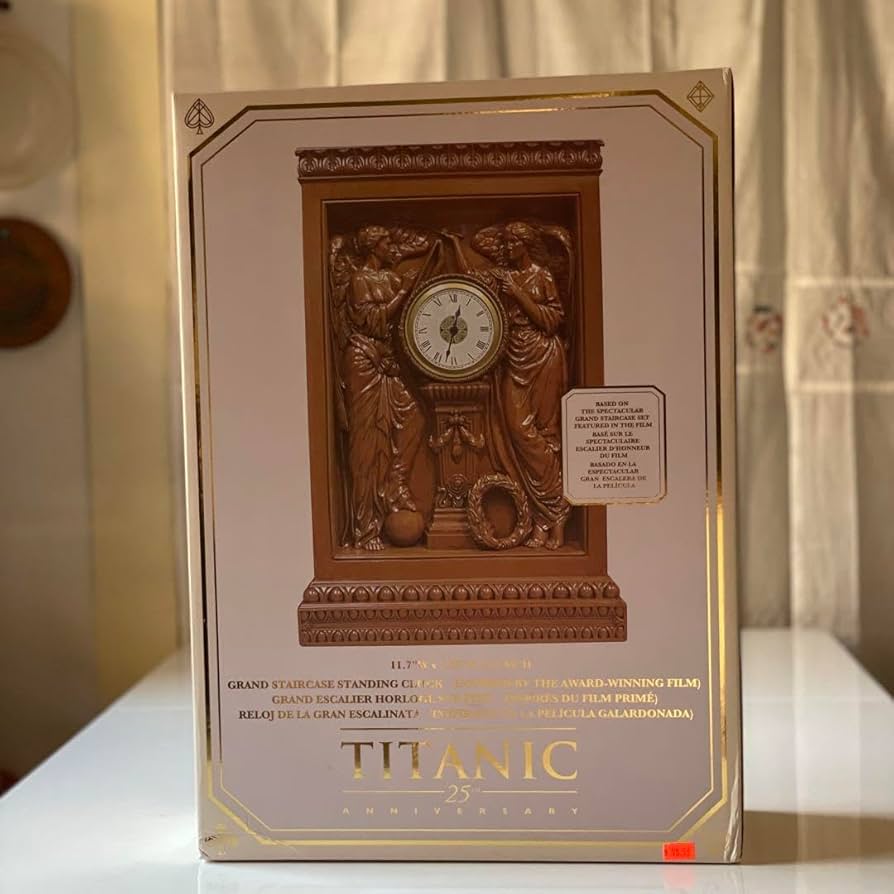 Titanic 置時計 メタル製 シルバー Amazon.co.jp: Titanic 25th Anniversary Wall Clock Keepsake