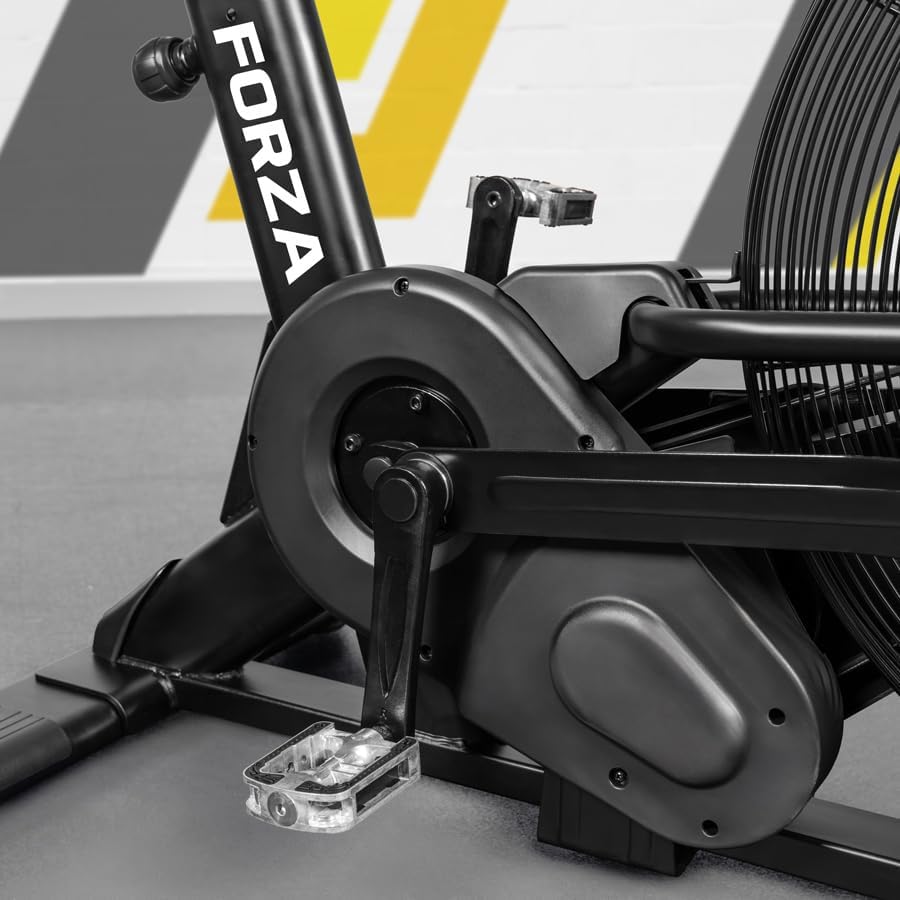 FORZA Air Bike | Heavy Duty Exercise Bike with Digital Monitor – Ideal for Home & Gym Workouts