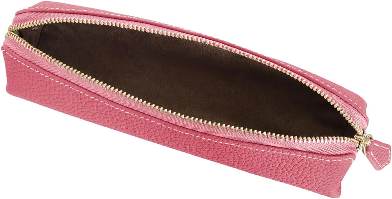 未使用級✨️　BONAVENTURA　 アザレピンク　レザーペンケース 未使用級✨️ BONAVENTURA アザレピンク レザーペンケース 未使用級