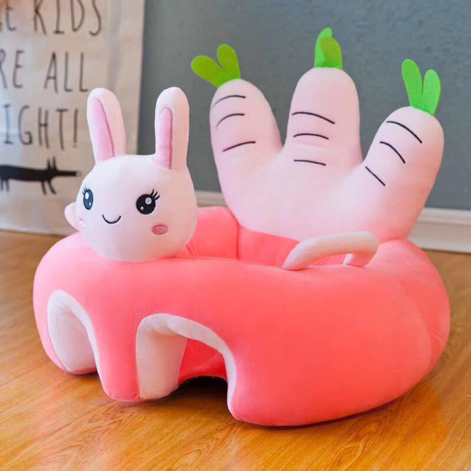 Funda para asiento de piso de bebé para aprender a sentarse, funda para silla de aprendizaje para bebés y niños pequeños