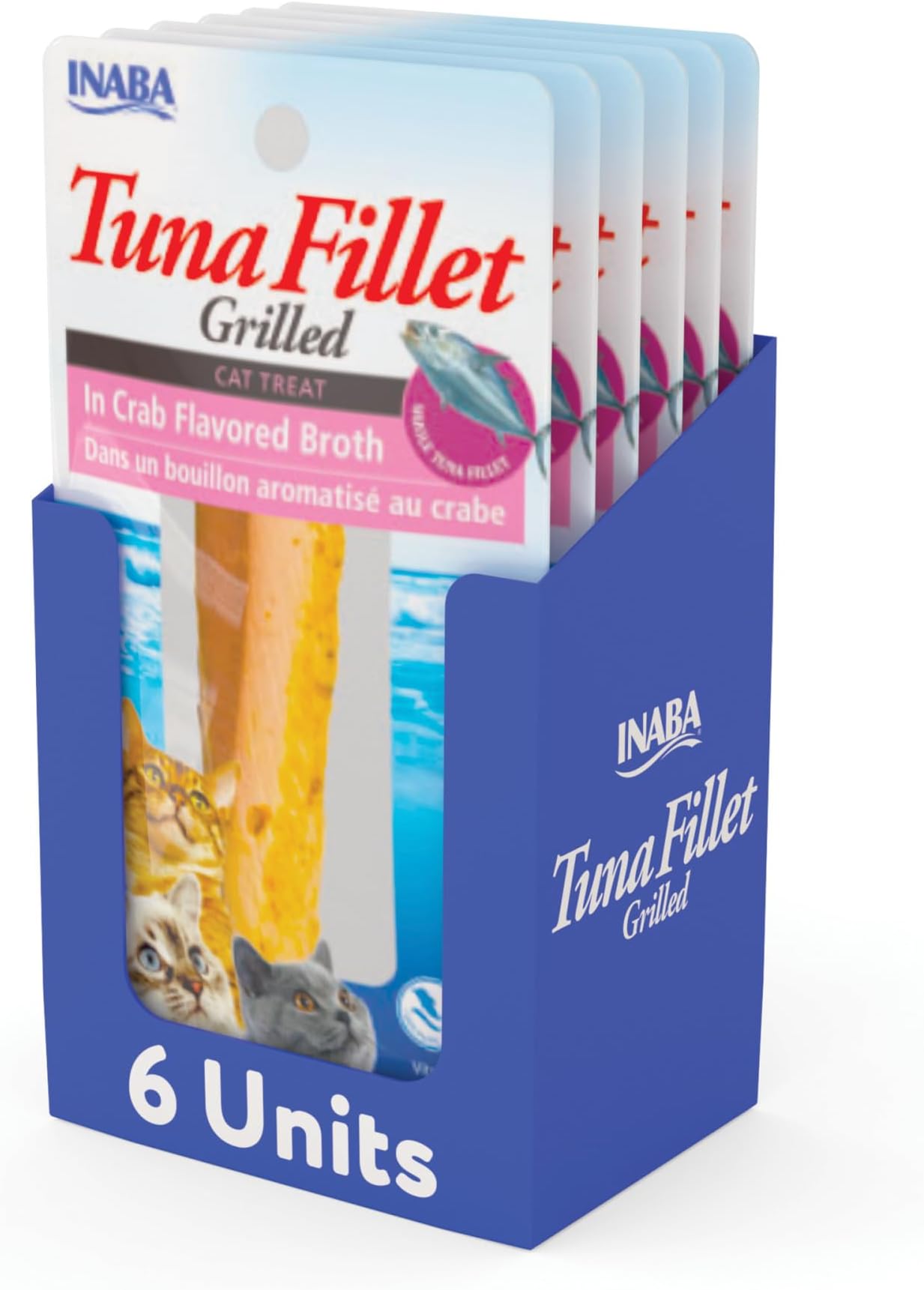 Inaba Tuna Fillet in Crab Broth 15G /Per Pc (Pack of 6)