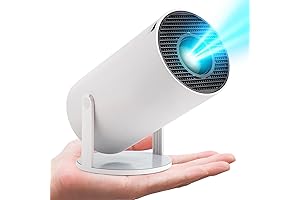 proyector hy 300: Portable Projector with 2.4/5G WiFi and Bluetooth