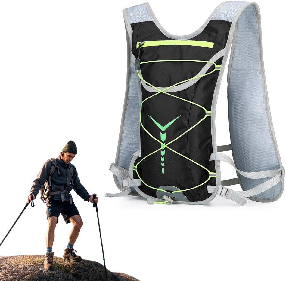 Gobesty Running Hydration Vest, Running Backpack, Reflective Running - View #9