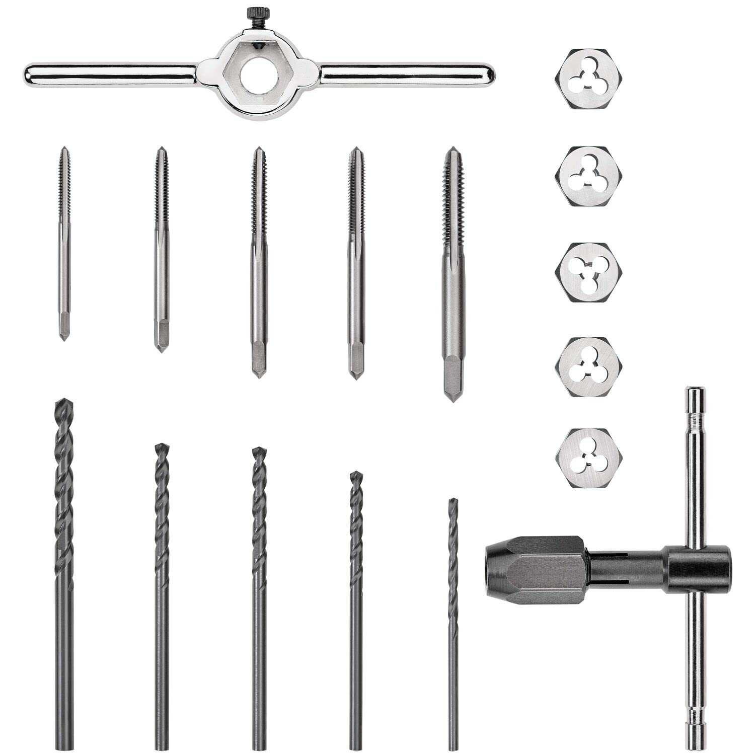 DEWALT DWA1451 17 PC FRACTIONAL TAP & DIE SET