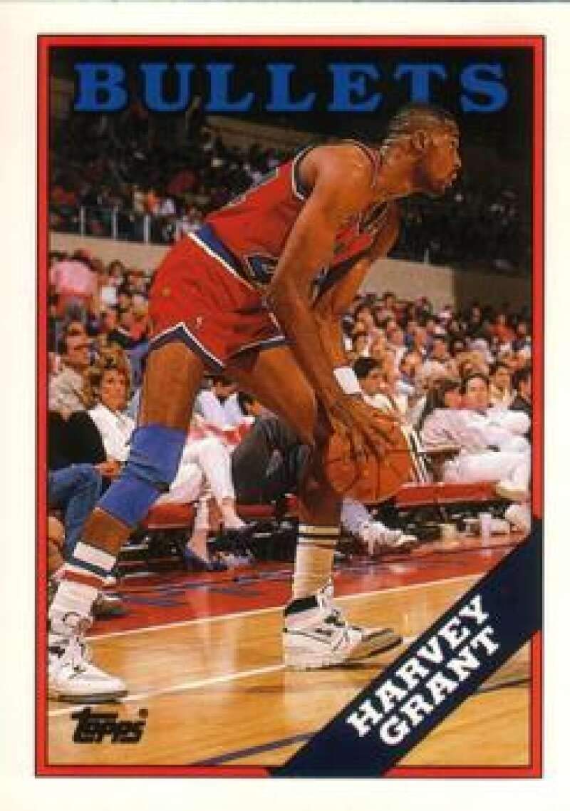 1992-93 Topps Archives Basketball #103 Harvey Grant Wash Bullets Official NBA Trading Car…