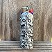 Three Skull Face Skeleton Metal Lighter Case Cover Holder fits BIC Full Standard Size Lighter J6