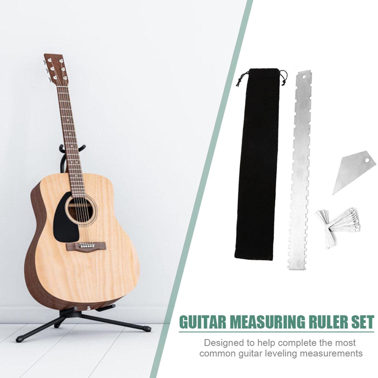 Herramientas De Guitarra Herramienta De Medición para Luthier De Guitarra Herramienta De Medición De Cuerdas Inferiores