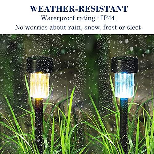 Maggift 12 Pcs Solar Pathway Lights Solar Powered Lights, Outdoor Change Color Automatically Solar Landscape Lights For Lawn, Patio, Yard, Walkway, Deck, Driveway And Garden, Rgb Color Changing #TOP5