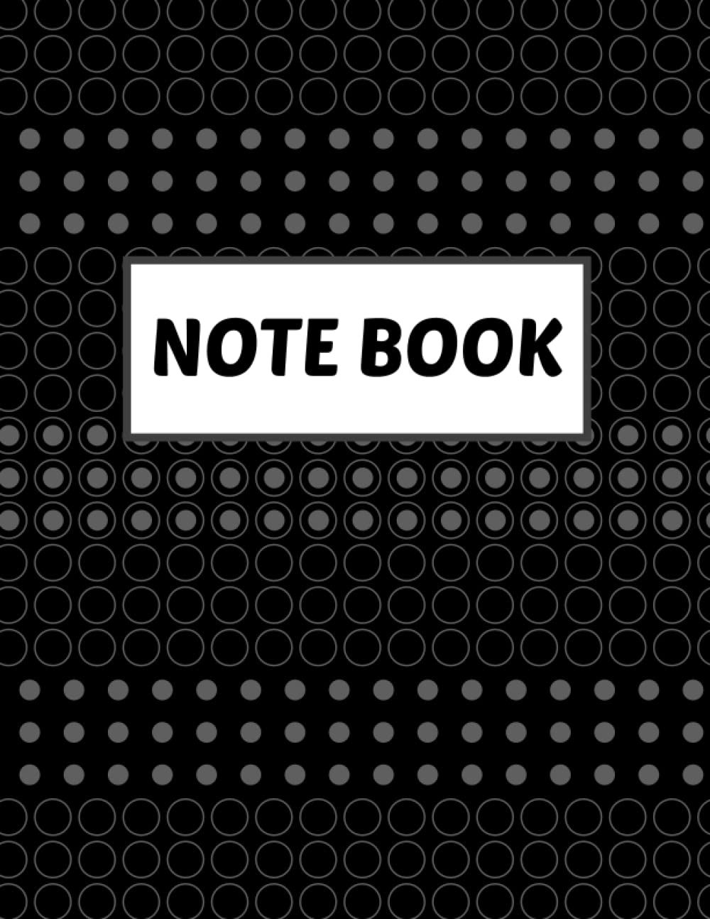 Note Book: by Ruster Pixels | Black| 1 Subject| College Ruled Paper,100 Sheets| Colored Note Books| Lined Paper| Home-School Supplies for College ... spacing 11/32”| Assorted Colors & Design.