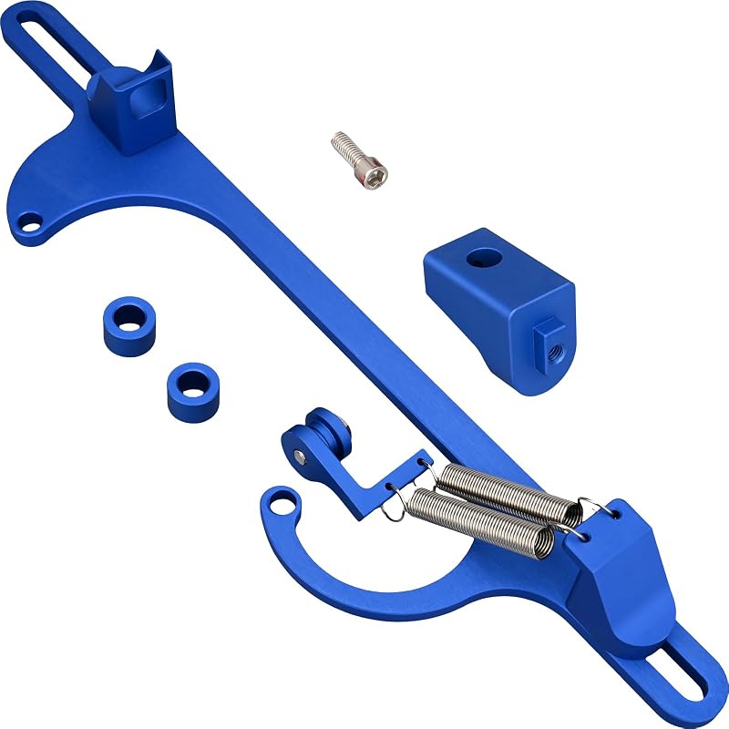 Suporte do cabo do acelerador DOSKJOK para carburadores 4150/4160 azul – 1 unidade