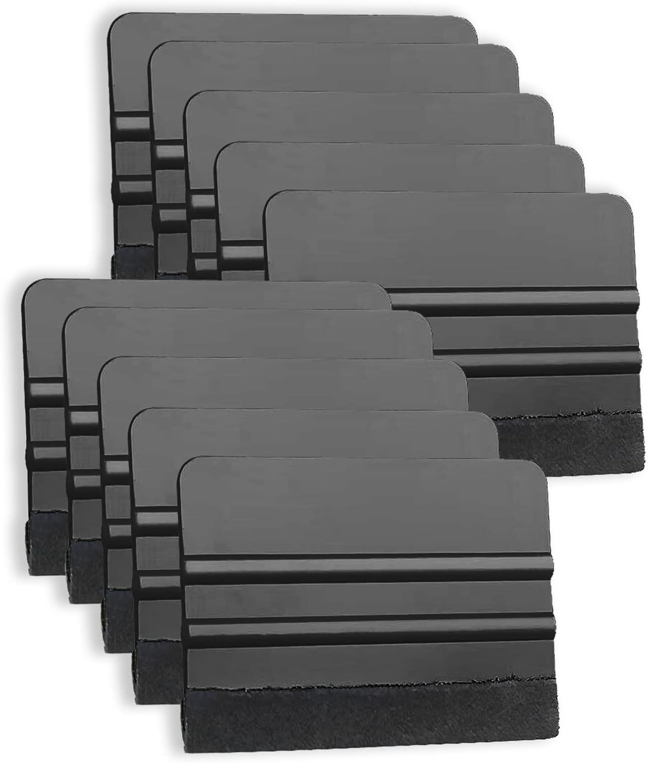 Jsorum Plastic Felt Edge Squeegee, Felt Squeegee for Vinyl