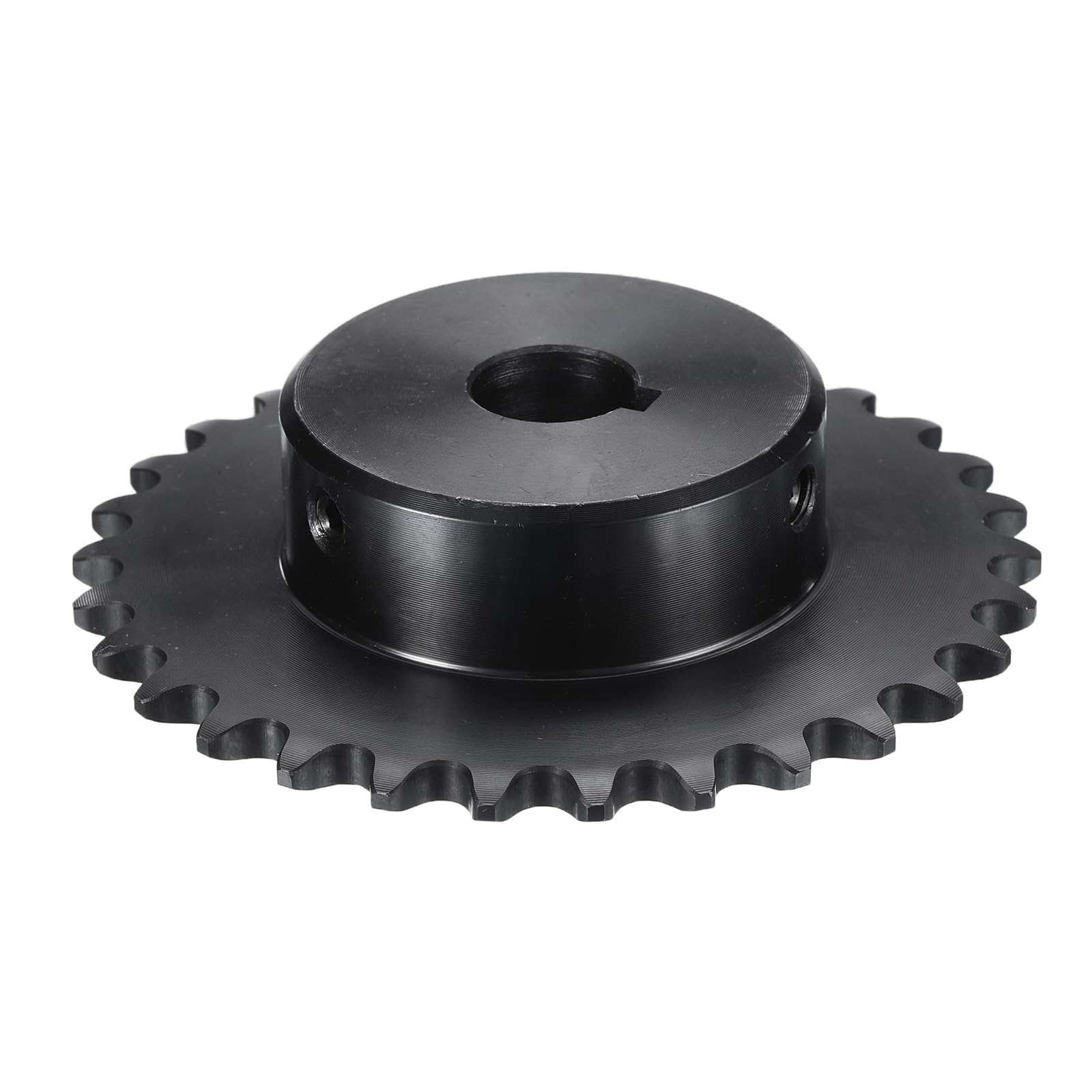 uxcell #35 Chain Roller Sprocket B Type, 5/8" Bore 30 Tooth Single Strand Chain Sprocket, Carbon Steel, Keyway with Set Screws