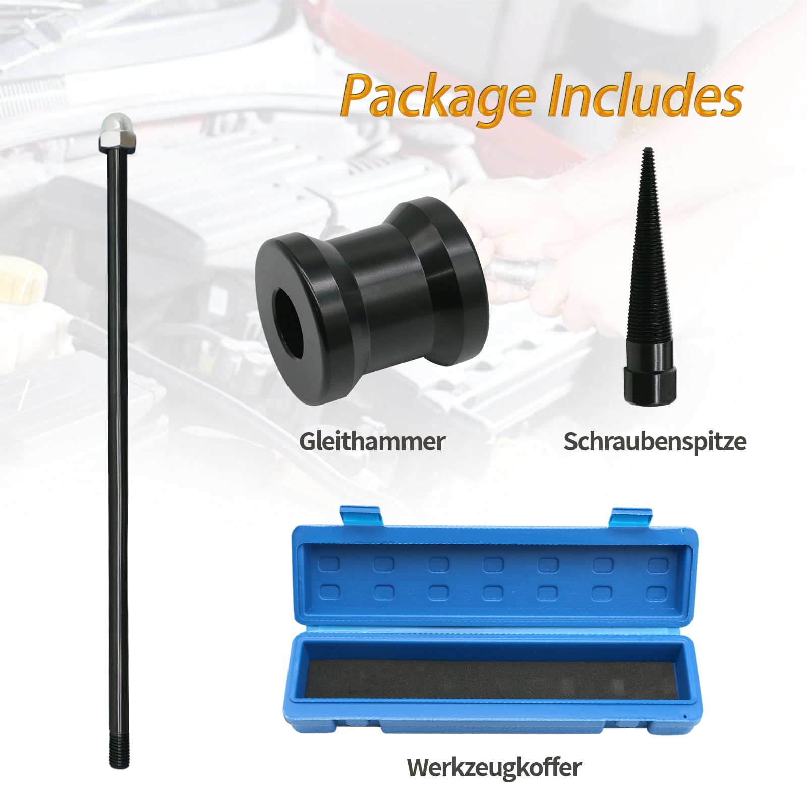Extracteur Joint Injecteur Diesel, Outil Retrait Joint Cuivre Injecteur | Acier au Carbone, il permet de démonter rapidement les joints d'étanchéité sans endommager la culasse，Pour espaces étroits