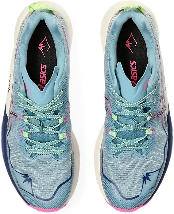 ASICS Women's FUJISPEED 2 Shoes, 8.5, GRIS Blue/Black