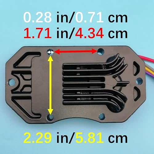 Miniatura 3 de Regulador de voltaje rectificador compatible con Johnson Evinrude OMC BRP 395204 395391 582904 583076 583268 584423 878335 4 6 cilindros motor fuera