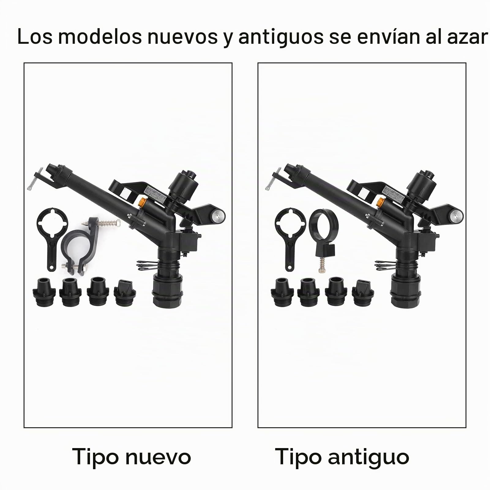 OUKENS Aspersor De Riego, 1,5 A 1 Pulgada, Rosca Hembra DN25, Aspersor De Brazo Oscilante Giratorio Ajustable De 360 ​​Grados, Riego Agrícola