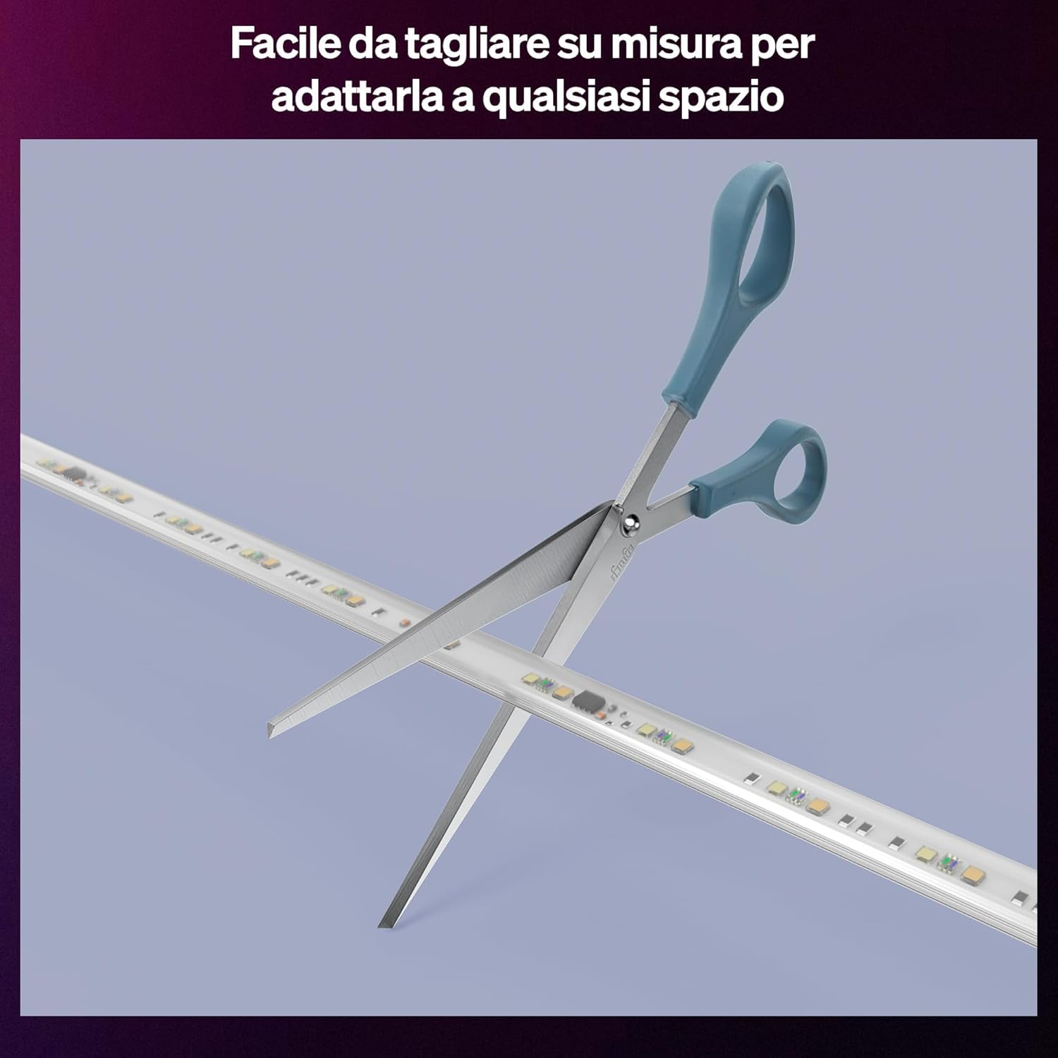 Striscia LED Hue Essential, 5 M, RGBIC, Colori e Atmosfere Vivaci, Luce Flessibile per Interni, Installazione Facile, Controllo App e Voce, compatible con Alexa, Google Assistant e Apple Home