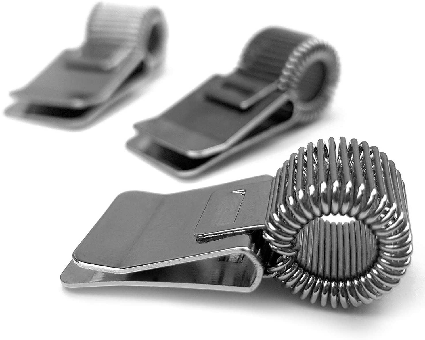 Ashton and Wright Metal Pen Clip Holder for Notebook/Clipboard/Journal/Diary - Ideal For Doctors/Nurses/Foremans/Office - [Pack of 3] - Silver
