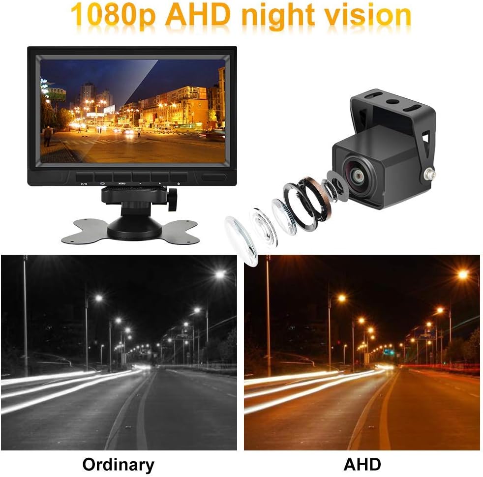 Bеѕt Dеаl 🛒 Hodozzy HD 1080P Backup Camera with Monitor Kit 2 Split Screen DVR Recording 7 inch 1080P Dual Waterproof Night Vision Rearview Camera for Truck/Trailer/Large Box/RV/Camper/Bus Easy Installation Bіg Sаlе Hodozzy HD 1080P Backup Camera with Monitor Kit 2 Split Screen DVR Recording 7 inch 1080P Dual Waterproof Night Vision Rearview Camera for Truck/Trailer/Large Box/RV/Camper/Bus Easy Installation