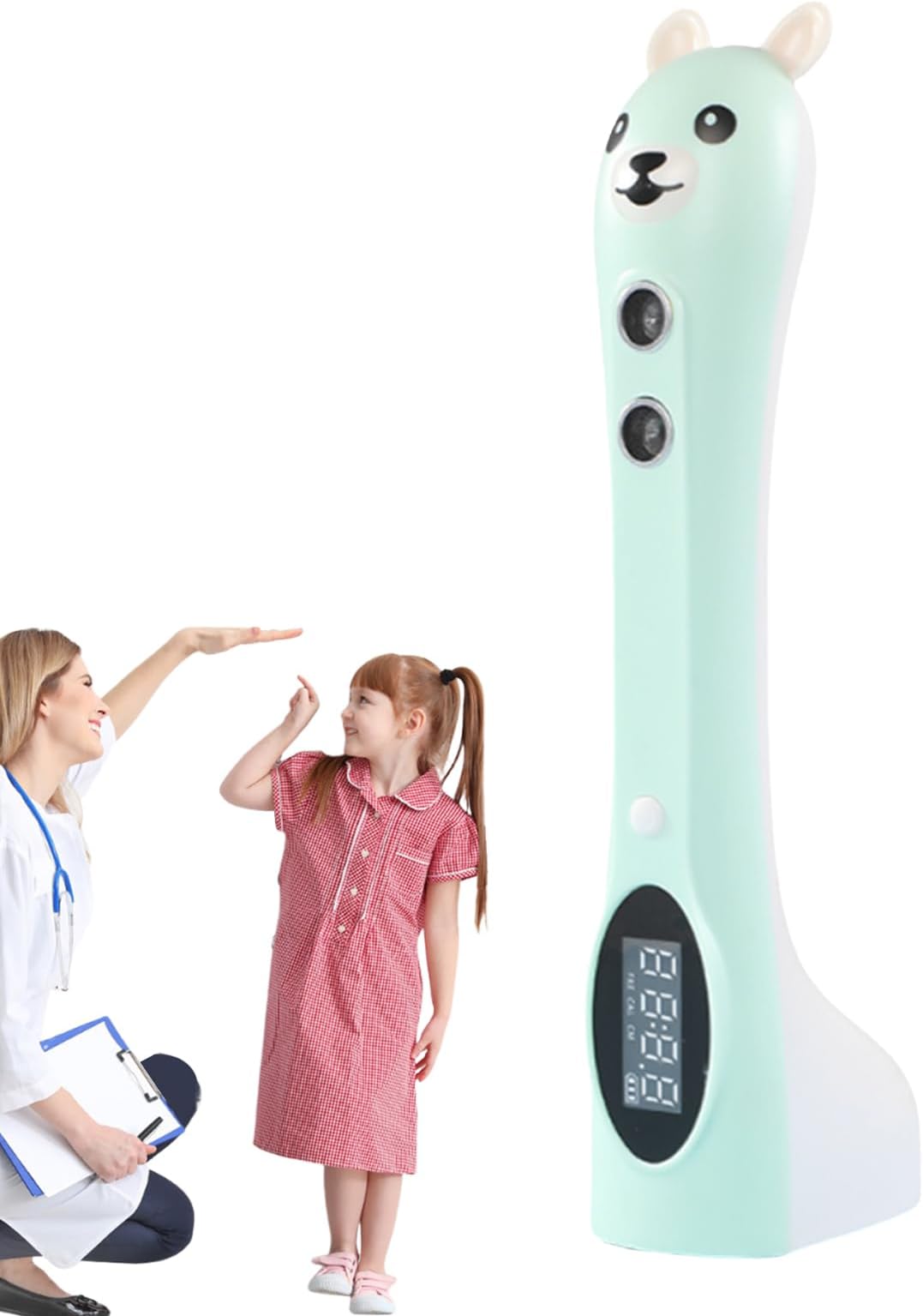Ultrasound Stadiometer - 200cm Handheld Height Measuring Device, Digital Meter, Portable Growth Measurement Tool | Accurate Heights Scales Reader for Children Adults Home Gym Clinics