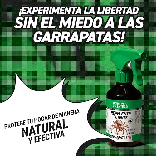 Miniatura 5 de Repellshield Spray Repelente Garrapatas Humanos Y Pulgas -250ml- Uso Interior Y Exterior - No Mancha - Aplica En Ropa, Calzado, Textiles, Hogar, Jardín - Antipulgas Natural Con Tomillo Y Geraniol
