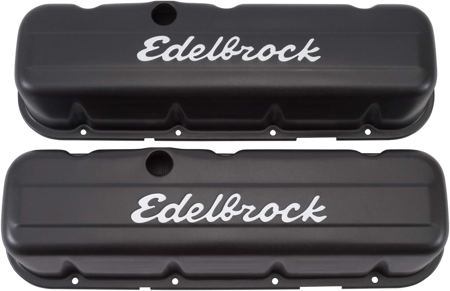 Edelbrock 4683 Signature Series Valve Cover Tall Profile Black Signature Series Valve Cover