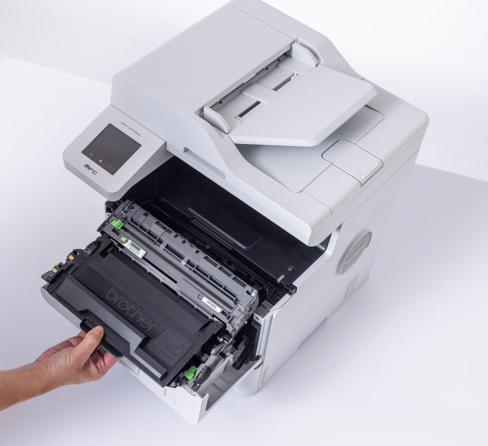 Brother MFCL5710DN, Impresora multifunción láser Monocromo 4 en 1, de Uso Profesional, con dúplex automático en Todas Las Funciones y Tarjeta de Red,