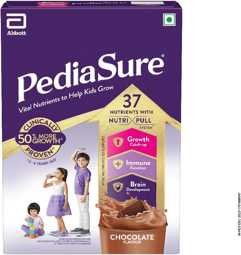 Nutritional Drink Powder, Chocolate, Scientifically Designed Nutrition for Supporting Kids Growth 375g