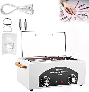High Temperature Sterilizer Autoclave Machine, 110V 300W 1.5L with Timer Manicure Metal Tool Cleaner Machine,Autoclave Sterilizers, Nail Tool Sterilizer for Sundry Beauty Hair Nail Metal Tools