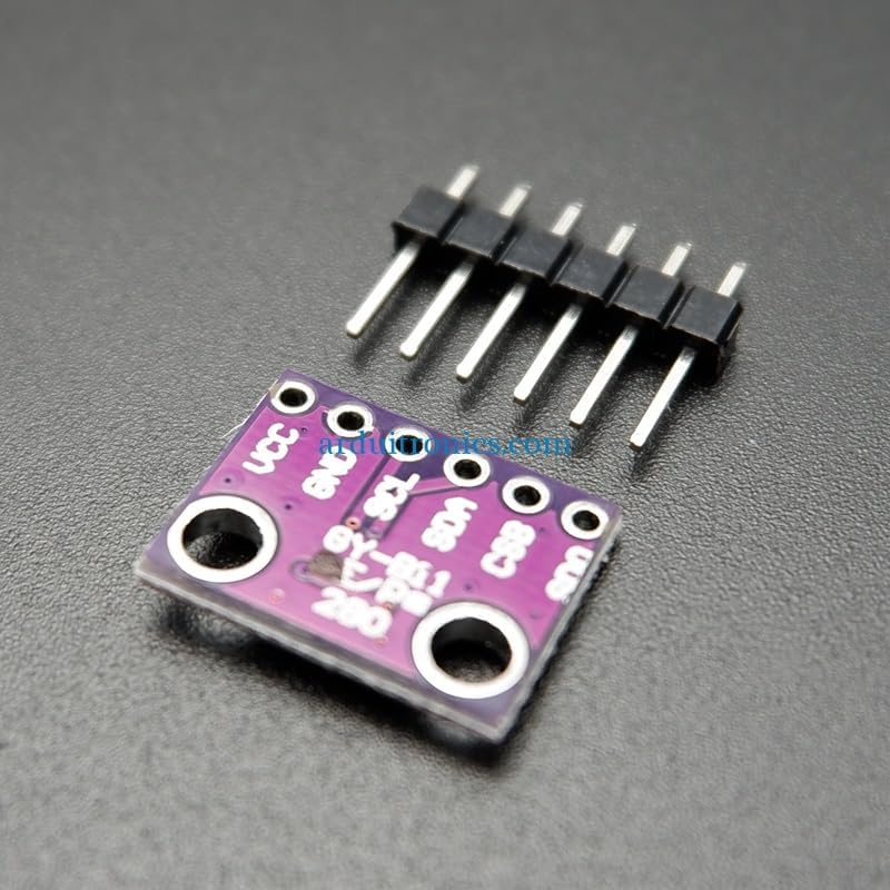 HiLetgo BME280 3.3V Atmospheric Pressure Sensor GY-BME280-3.3 Temperature Humidity Sensor Module for Arduino