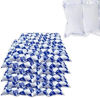 Shipping Ice Packs Ice Sheets for Coolers Reusable, 6 Sheets Dry Ice Packs for Shipping Food Drinks, Ice Packs for Mailing Shipping Freezer Packs, Dry Ice mats, Flexible & Long Lasting, 24 Cells Each