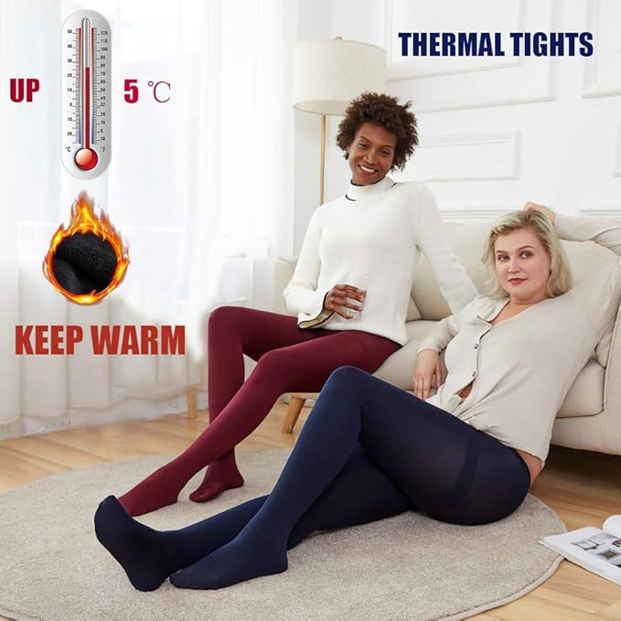 grey thermal tights